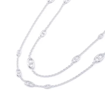 HERMES Farandole Long Necklace