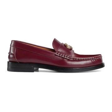 Gucci red double G loafers