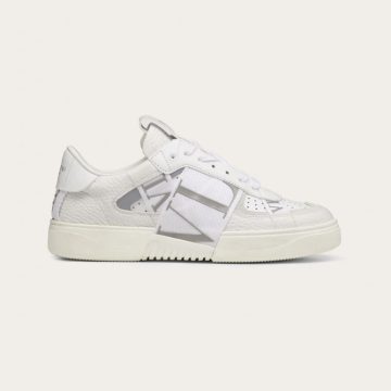 VALENTINO Lace-up calfskin sneakers for ladies